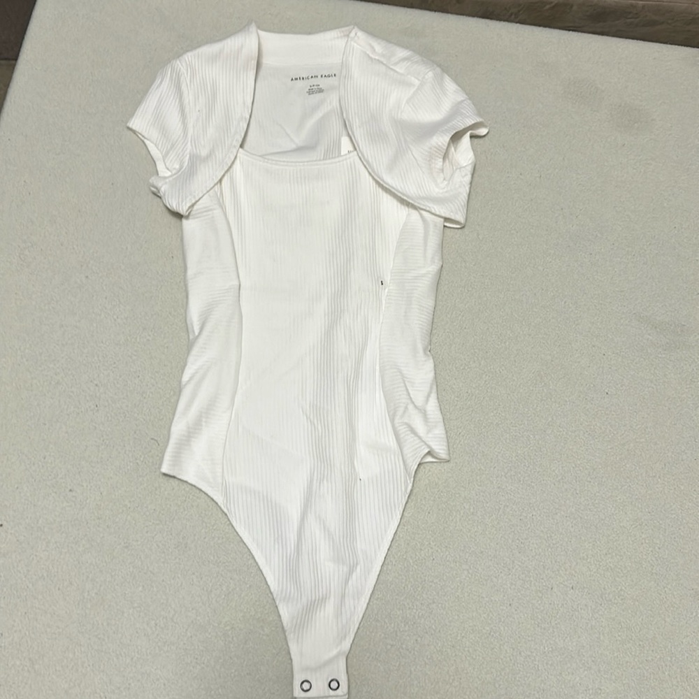 NWT American Eagle 2-pc Bodysuit with  Cropped Shrug Women S